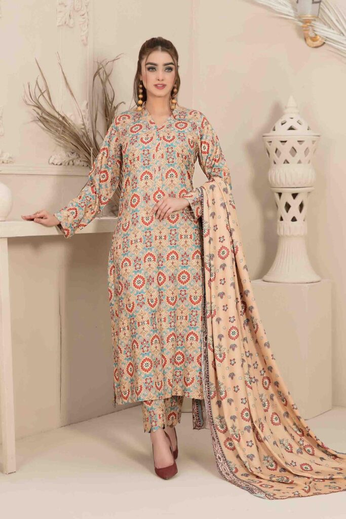 Tawakkal Manahil Linen Unstitched 3 Piece D 8037 Khawabeeda Pakistani Clothes 5041