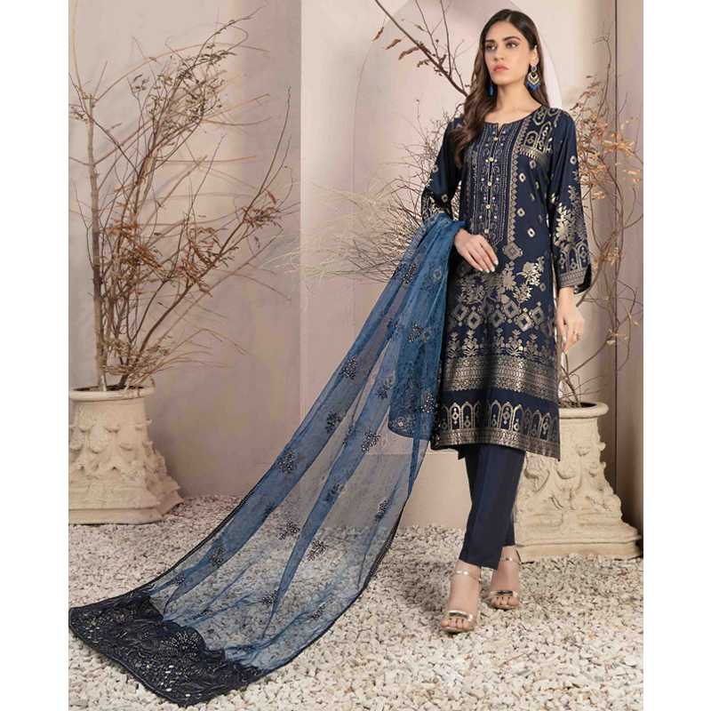 Sahiba D-1436 Embroidered Digital Print Dupatta