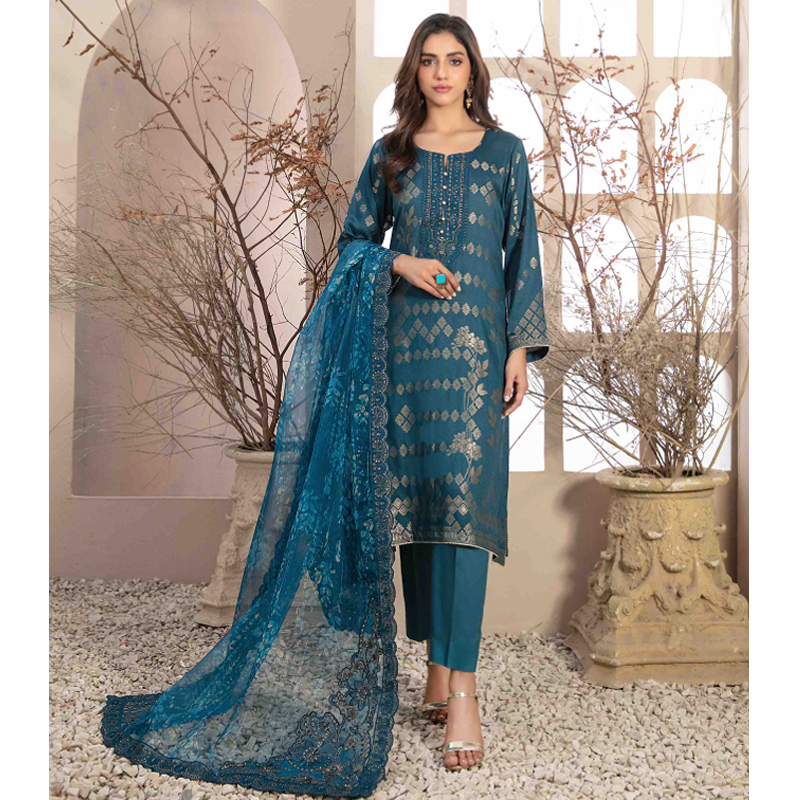 Sahiba D-1440 Embroidered Digital Print Dupatta