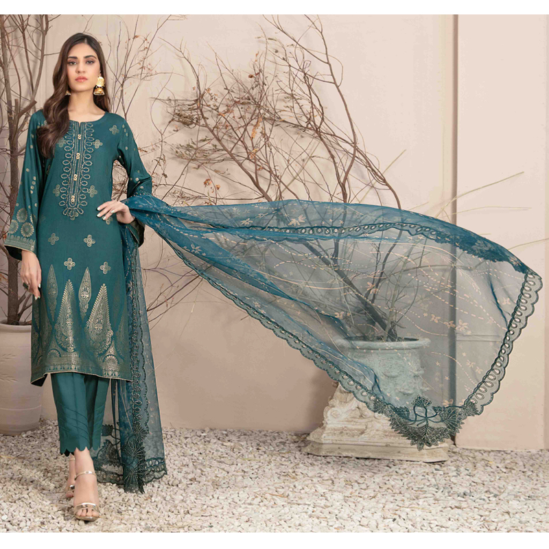 Sahiba D-1441 Embroidered Digital Print Dupatta