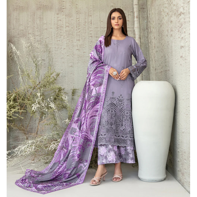 Husniye D-3758 Digital Printed Shawl Dupatta