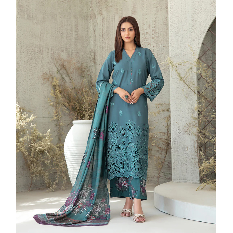 Husniye D-3761 Digital Printed Shawl Dupatta