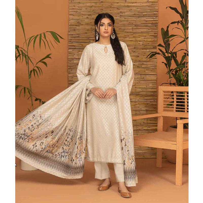 Abisha Fabrics: QASR - 3 PC UNSTITCHED