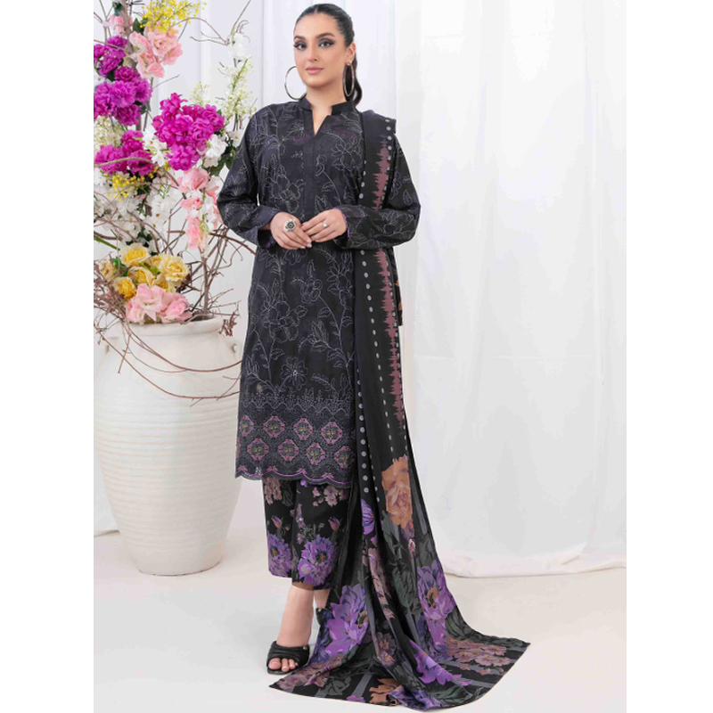 Rabail D-5378 Embroidered Staple Digital Print