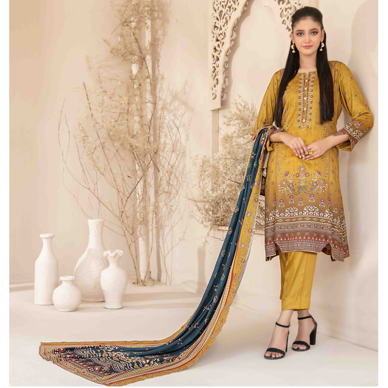 Zahak D-5284 Embroidered Khaddar Digital Print