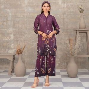 Saliha D-5411 Staple Jacquard Digital Print