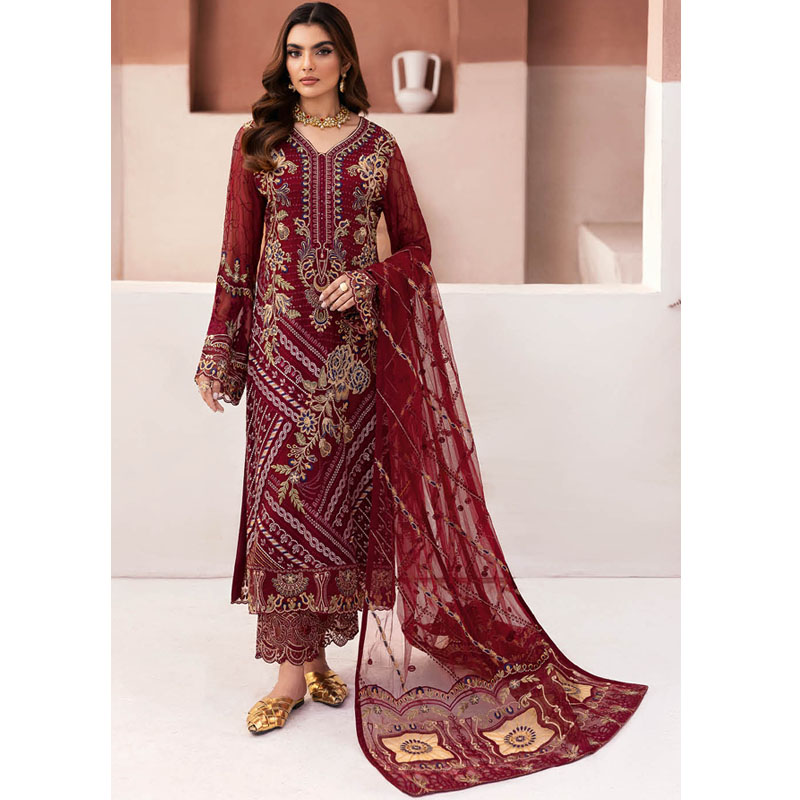 Arzoo By Ramsha Chiffon'24 U-106